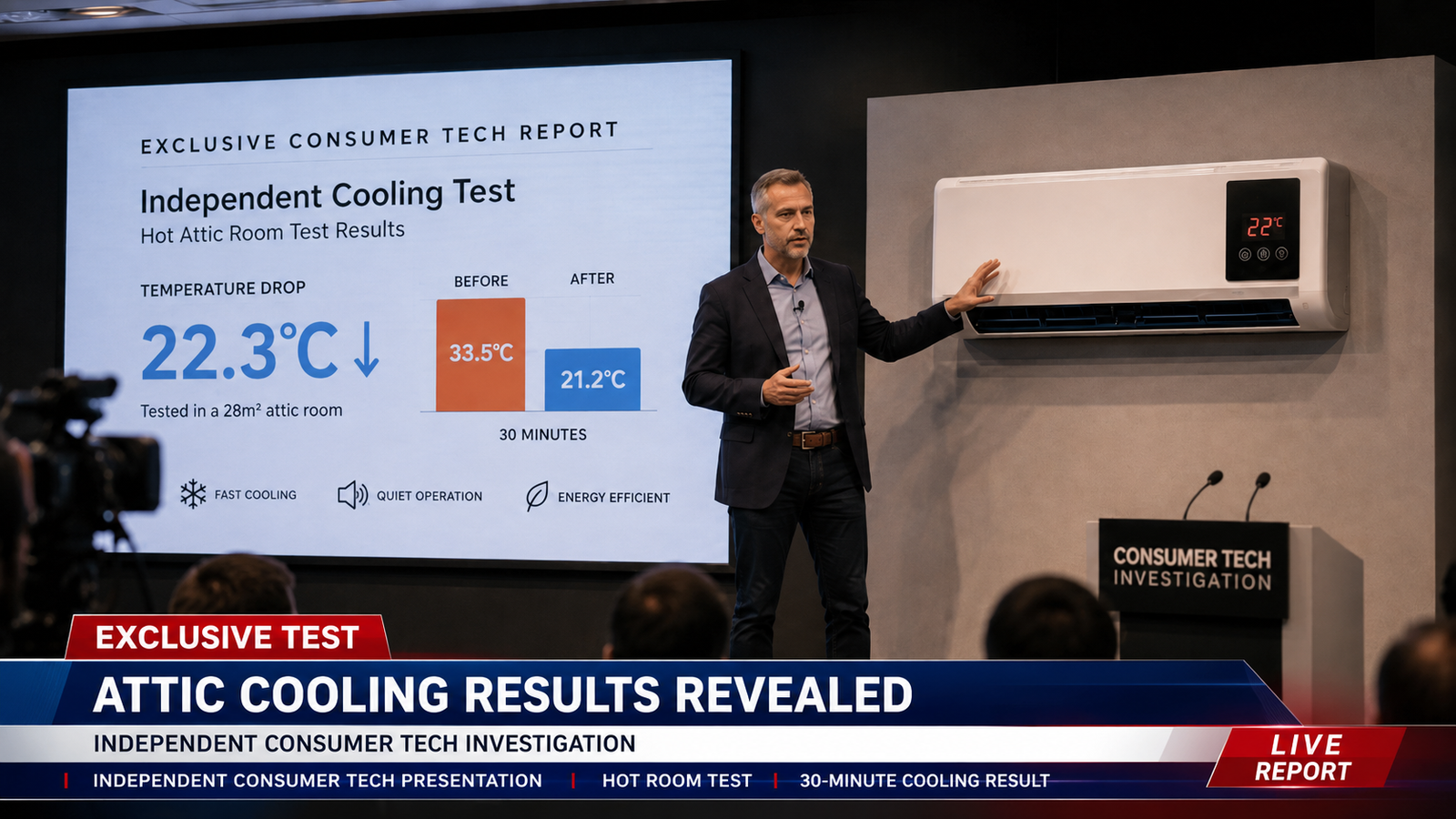 Chillo Pro tested for 14 days in a Cincinnati attic apartment